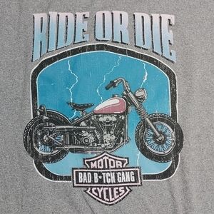 Charlotte Russe large sized Ride or Die shirt